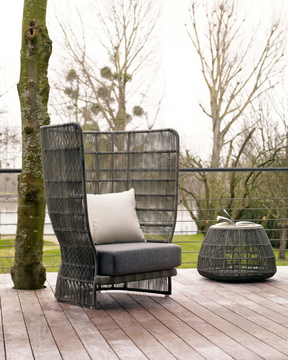CANASTA '13 - High-back polyethylene garden armchair by B&B Italia Outdoor - view 3